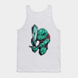 In armor with long sword - frog Tank Top